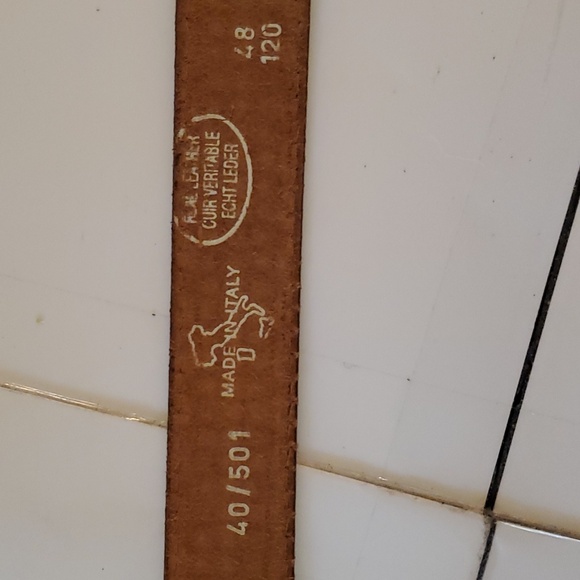 New with tags Vintage genuine leather made in Italy size 40" - Picture 4 of 6